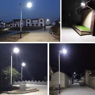 Đèn năng lượng mặt trời 400w cao áp 3 mặt led vỏ nhôm IP67 sáng trắng