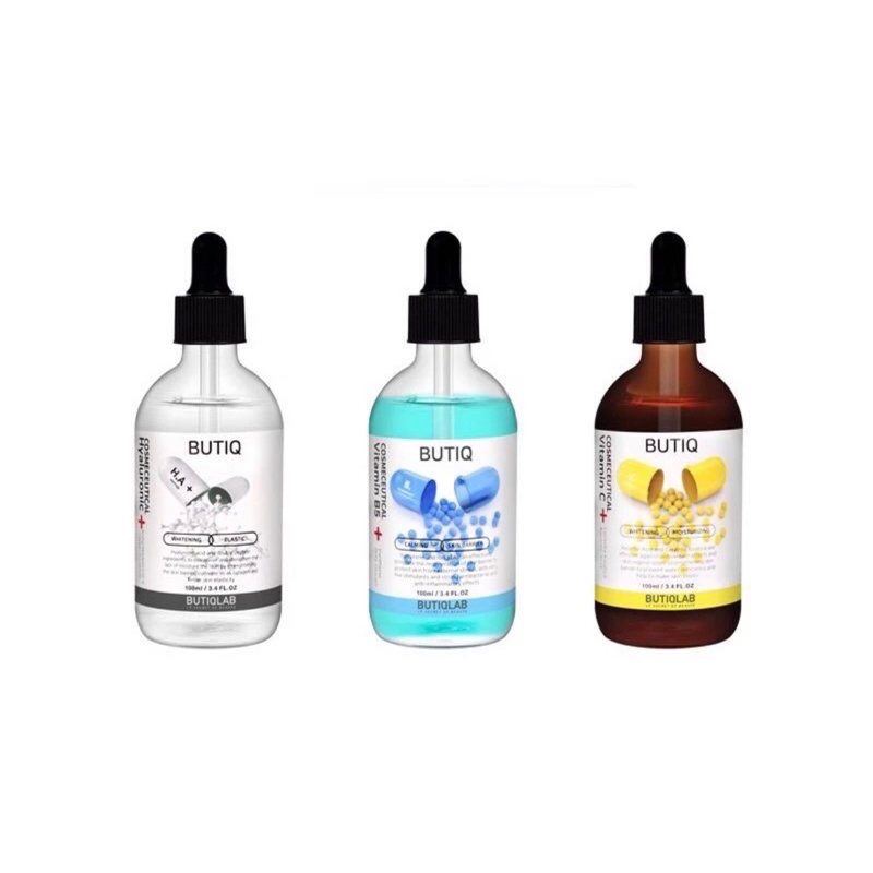 Serum B5 BuitQ Lab Hàn Quốc Chính Hãng. Serum Vitamin C ButiQ LaD Hàn Quốc và HA BUTIQ Chai 100ml