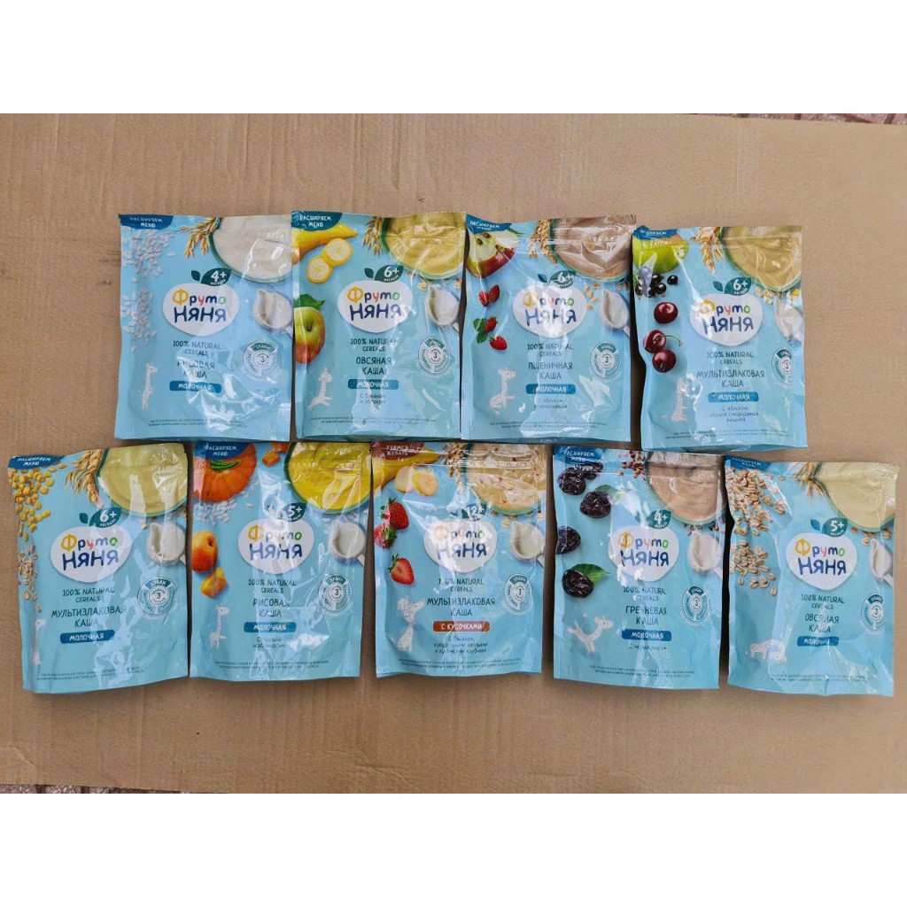 Bột ăn dặm Fruto Nga 200g