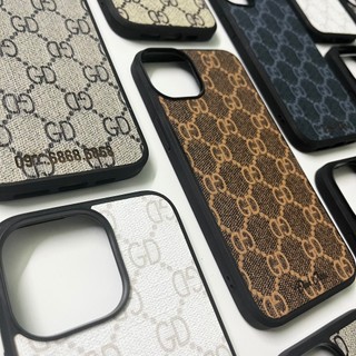 Ốp Lưng Da Guccii Có 9 Màu ( CÓ KHẮC TÊN THEO YÊU CẦU ) [ TI STORE ]