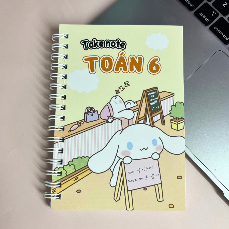 Sổ tay taknote Toán 6 khổ giấy A6