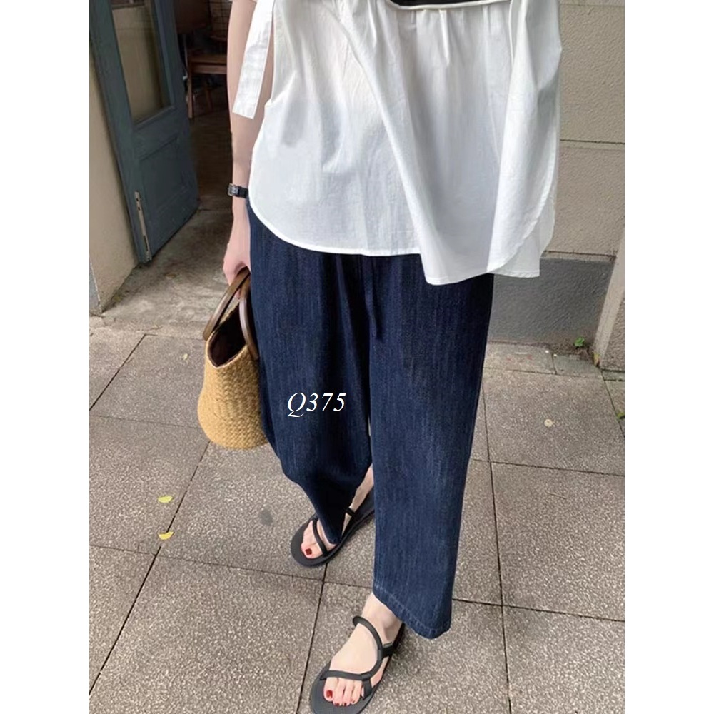 Quần Bầu Demin Mỏng Q0375 (dài 93cm)