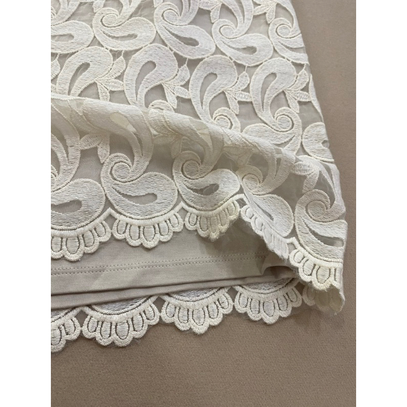 Chân váy ren lót vải thun  - Thanh lý vnxk