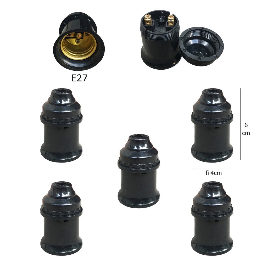 Đui đèn xoáy treo E27 Hinoki 5A - 250V