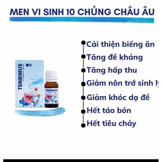 Men vi sinh Tenbimus - Men 10 chủng Châu Âu, Men tiêu hóa cho trẻ sơ sinh