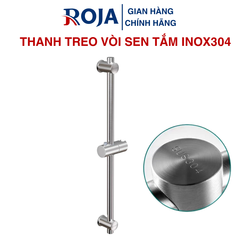 Giá Treo Vòi Hoa Sen Thanh Trượt Cài Sen Tắm Điều Chỉnh Độ Cao ROJA