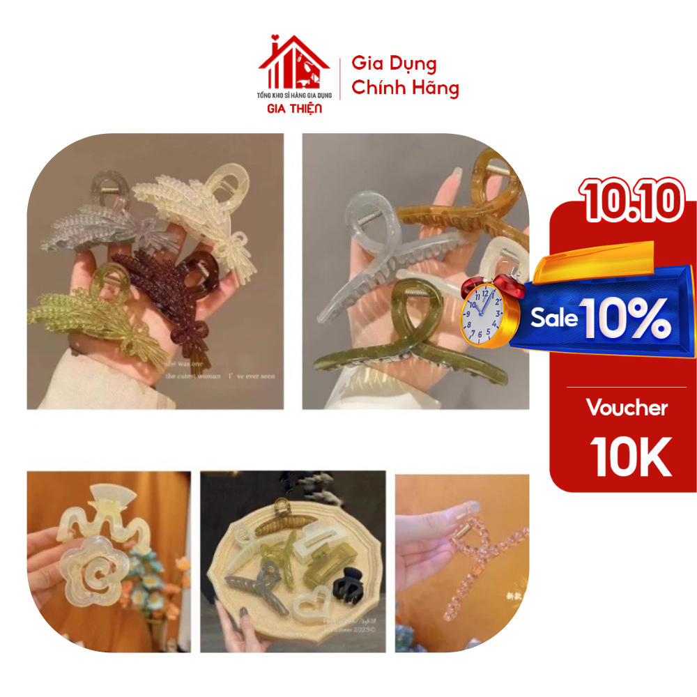 Set Kẹp Tóc 80 Chi Tiết Gồm 30 Kẹp Tóc Các Loại + 50 Chun Buộc Tóc