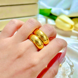 Nhẫn trơn 1 lượng xi vàng 24 cao cấp ( nhẫn khắc kí hiệu 1lượng 9999 )