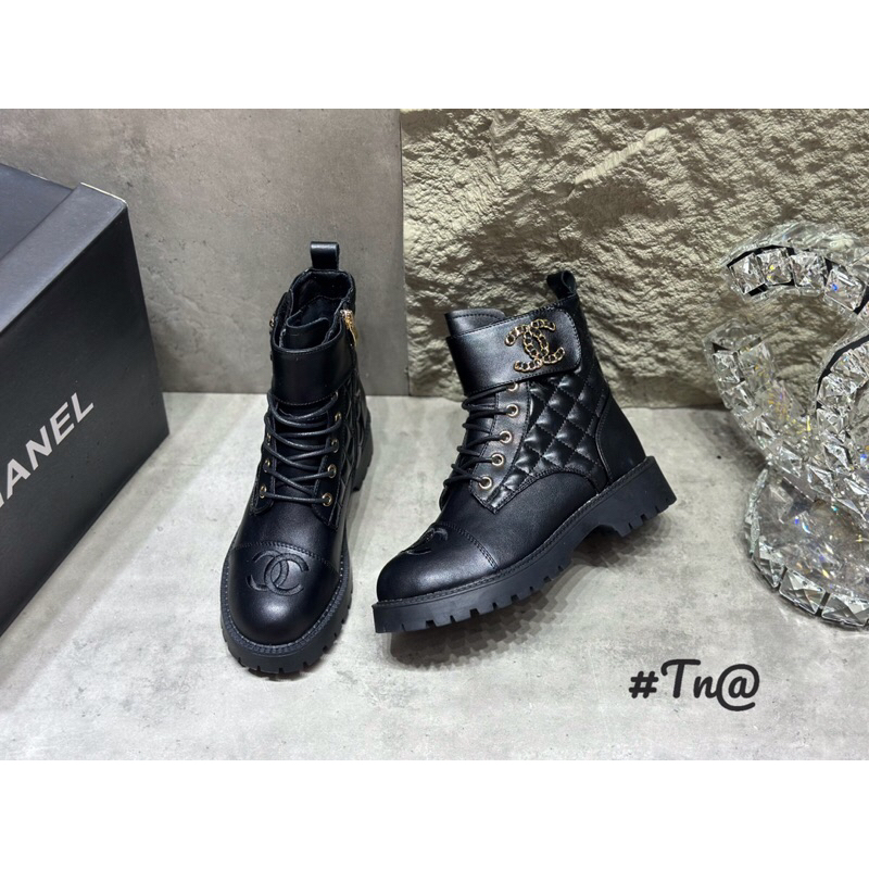 Bốt CN Da trám 2 màu size 35/39 Fullbox