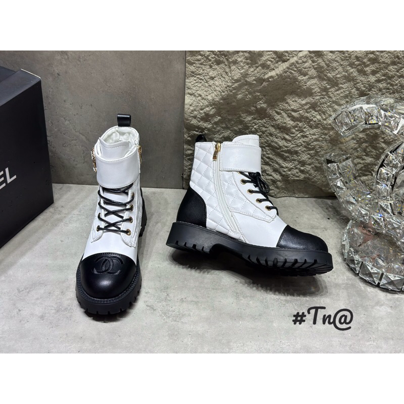 Bốt CN Da trám 2 màu size 35/39 Fullbox