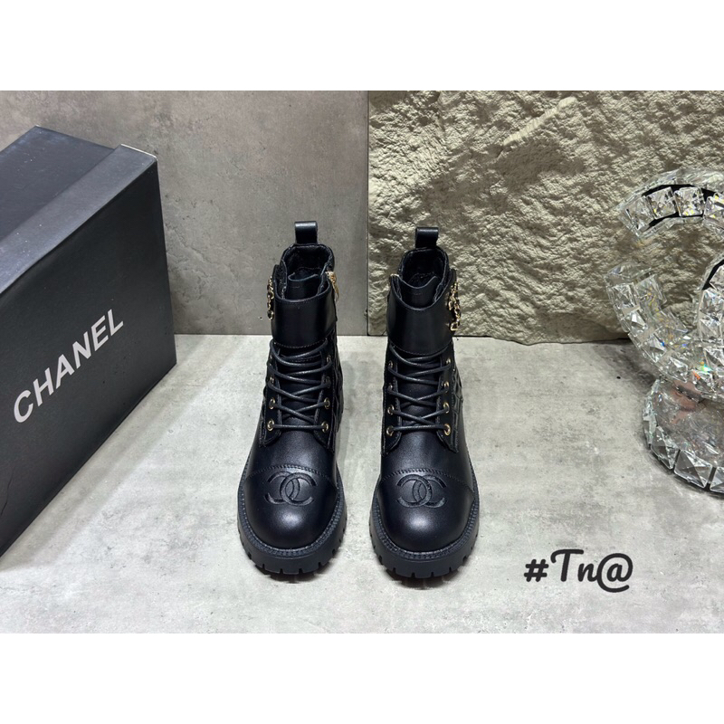 Bốt CN Da trám 2 màu size 35/39 Fullbox