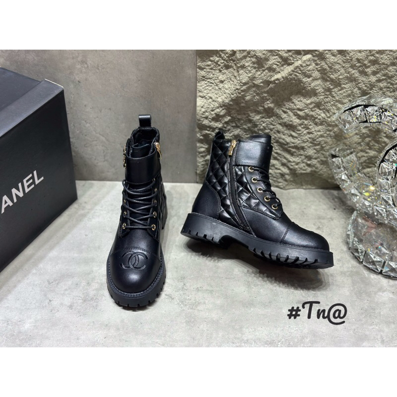 Bốt CN Da trám 2 màu size 35/39 Fullbox