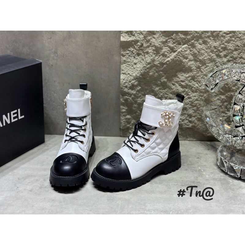 Bốt CN Da trám 2 màu size 35/39 Fullbox
