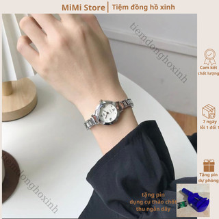 Đồng hồ nữ JW mặt nhỏ dây kim loại nhiều màu sắc