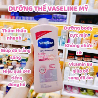 SỮA DƯỠNG THỂ VASELINE 725ML MẪU MỚI