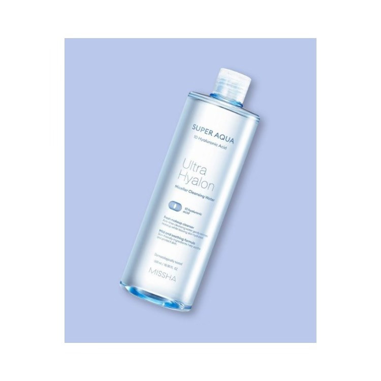 (BILL HÀN) Nước Tẩy Trang MISSHA Super Aqua Ultra Hyalron Cleansing Water 500ml