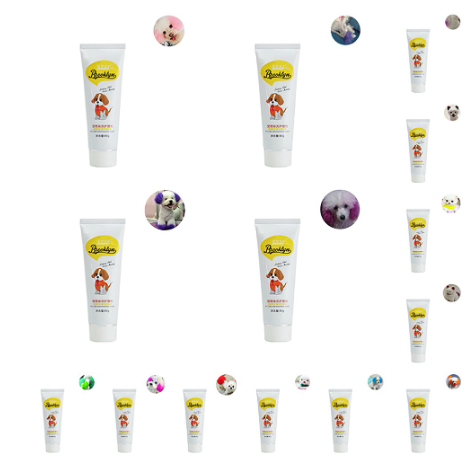 Màu Nhuộm Lông Cho Chó Mèo BROOKLYN Cao Cấp An Toàn Cho Bé Không Gây Kích Ứng Da Tuýp 80g