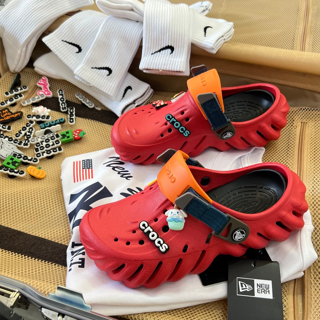 Giày CLOG UNISEX CROCS ECHO CLOG *QUAI NGẪU NHIÊN* - MÀU NAVY - CODE : 279374EA