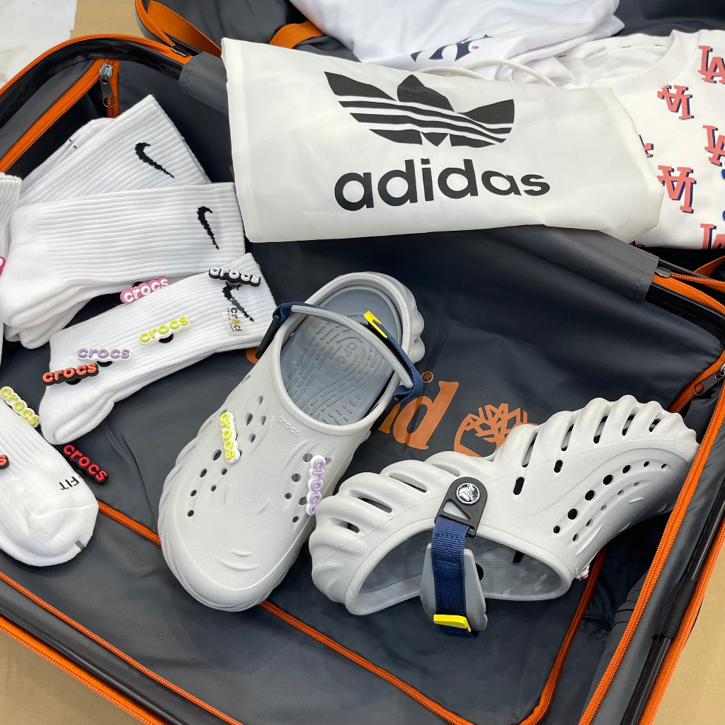 Giày CLOG UNISEX CROCS ECHO CLOG *QUAI NGẪU NHIÊN* - MÀU NAVY - CODE : 279374EA