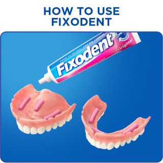 1 Tuýp keo dán hàm Fixodent keo dán hàm giả dùng trong nha khoa