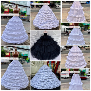 [ HOẢ TỐC ] - Tùng VIP 11 vòng thép cứng, bèo nhún mặc sore cho cô dâu - PHỤ KIỆN CƯỚI BÍCH DUNG 💯💯