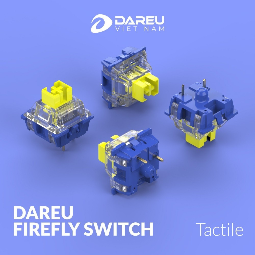 Bộ switch custom Bàn phím cơ - Dareu Dream (Linear) / DareU Firefly (Tacticle) - Hộp 45sw