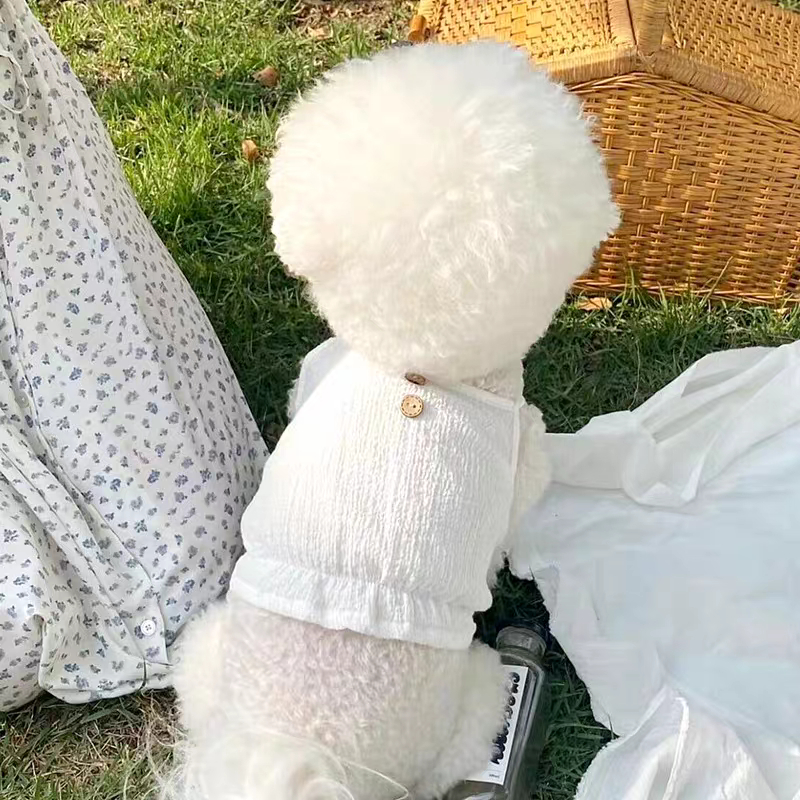 Áo hai dây trơn dành cho thú cưng