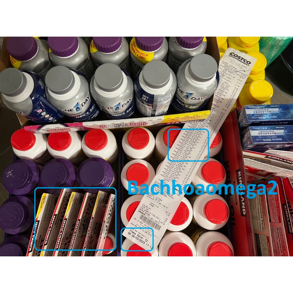 Kirkland Signature Triple Action Joint Health 110 viên bổ khớp joint health collagen Mỹ