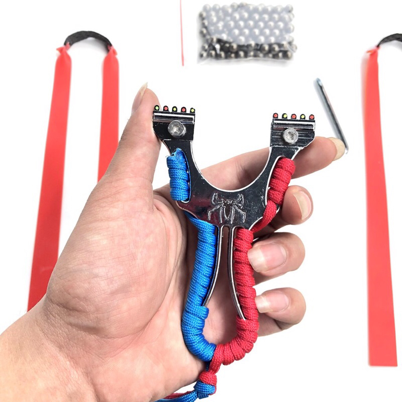 Ná cao su hình nhện inox tặng 3 dây và 168 viên bi chất lượng siêu bềnnn