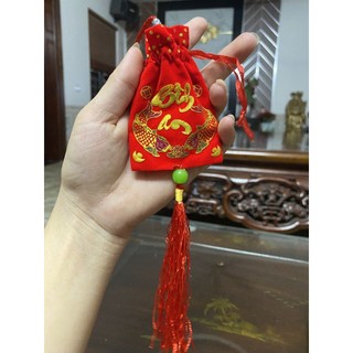 Túi Gấm Đỏ Bình An Alofa
