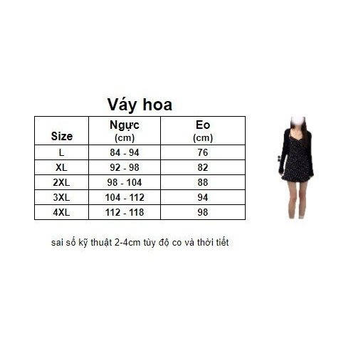 Baras Dress hoa nhí viền xòe