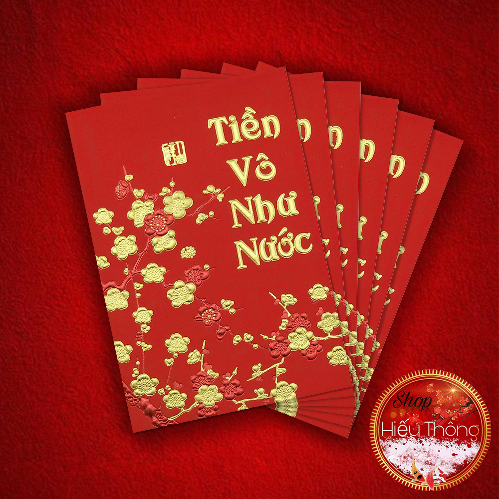 Bao lì xì tết 2024 size 11.5 x 8cm