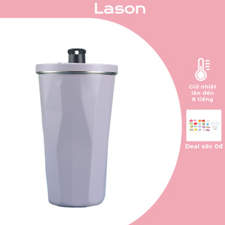 Ly giữ nhiệt Energy 600ml, cốc uống nước văn phòng giữ nhiệt có ống hút N-GN06