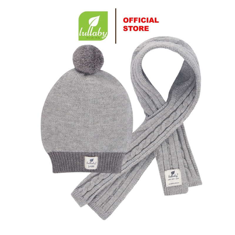 Set khăn quàng, mũ len cho bé Lullaby