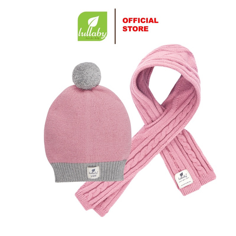 Set khăn quàng, mũ len cho bé Lullaby
