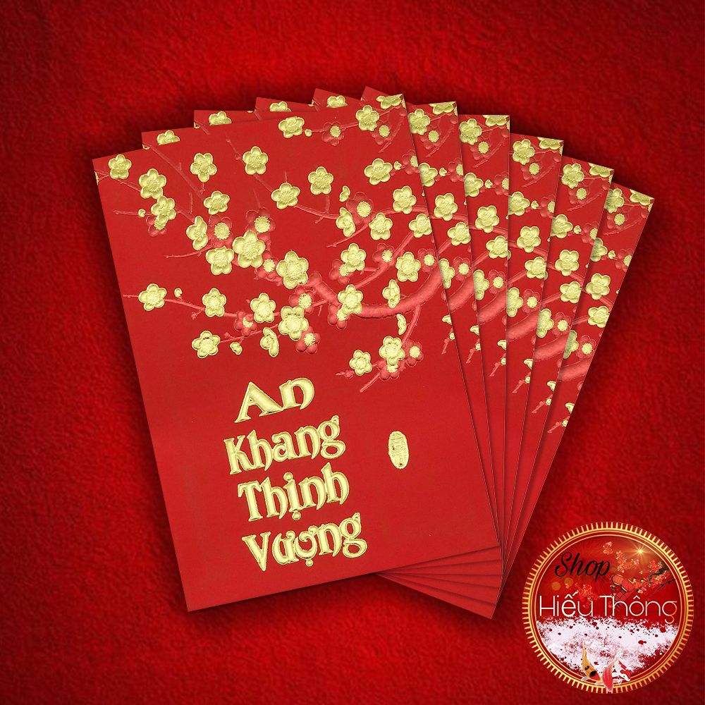Bao lì xì tết 2024 size 11.5 x 8cm