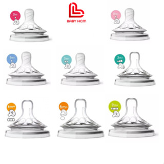 Núm ti thay bình sữa Avent Natural (số 0=>5)