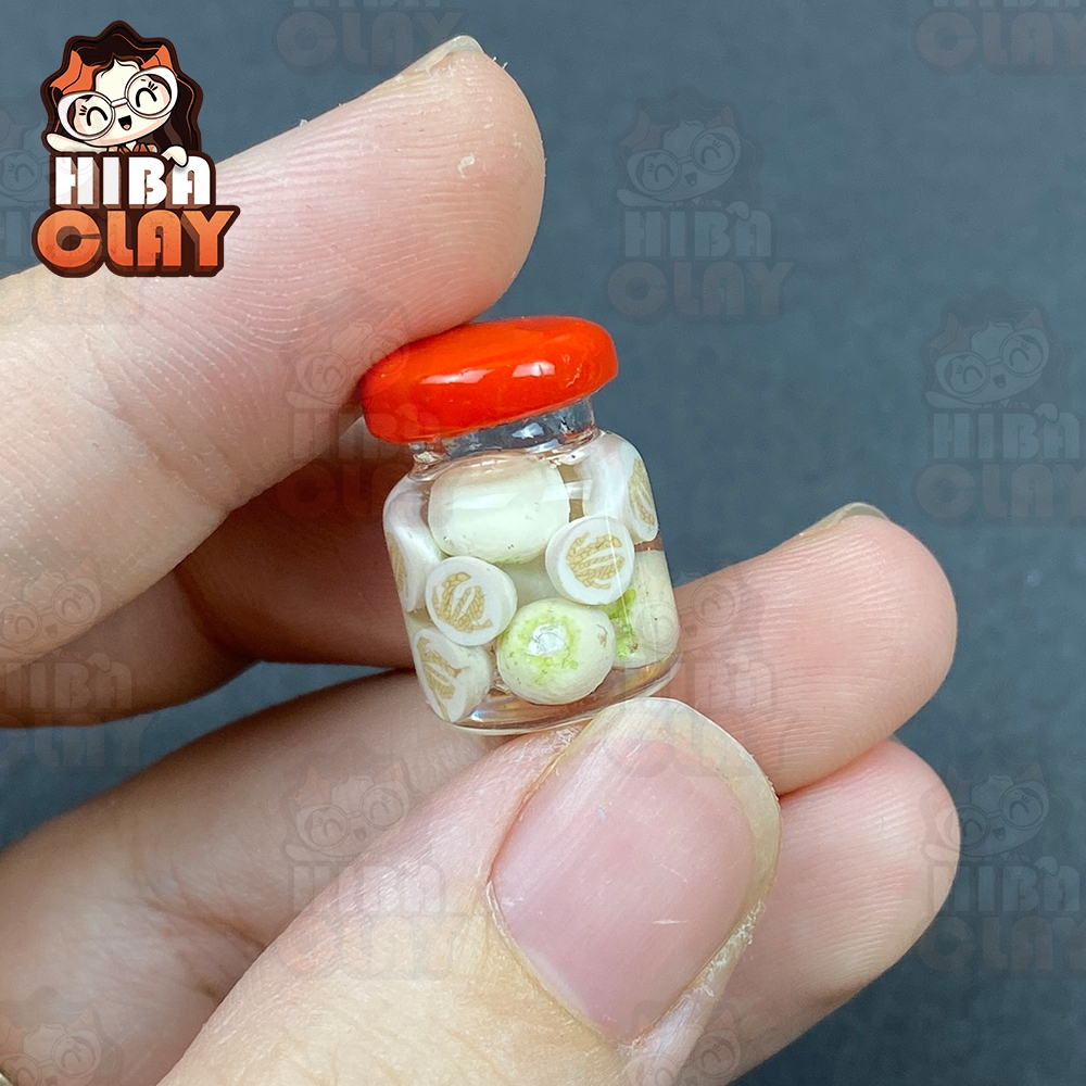 Mô hình Cà pháo muối, Mini Food, đồ ăn tí hon , đồ ăn mini mô hình cho búp bê DIY