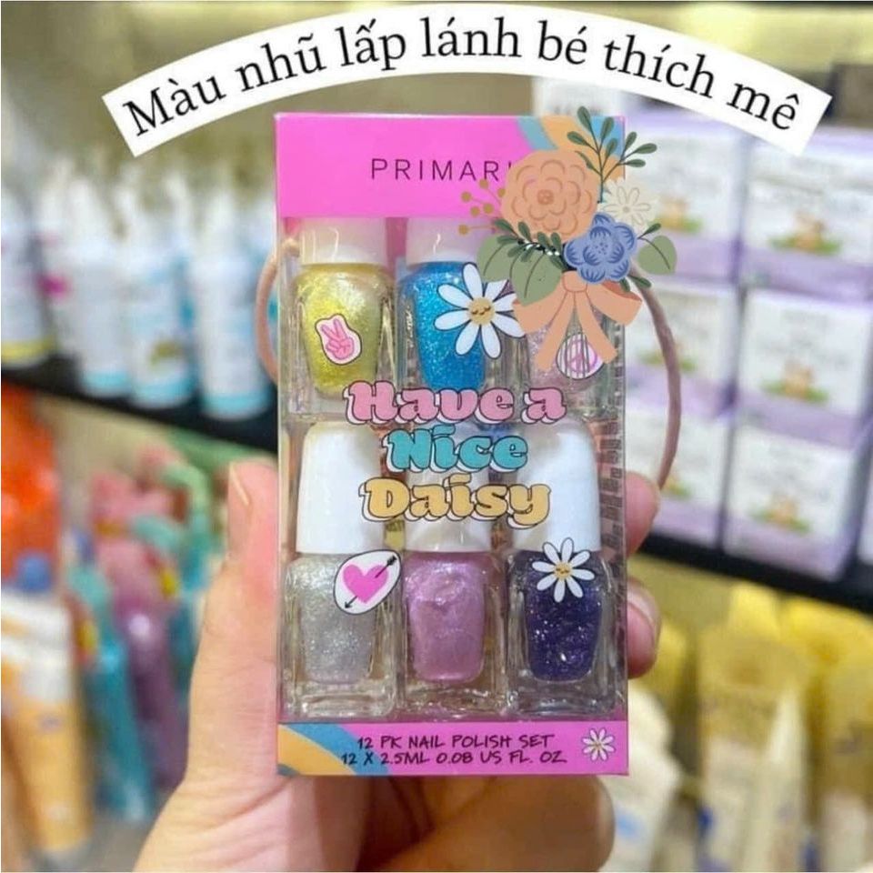 Set sơn móng tay cho bé