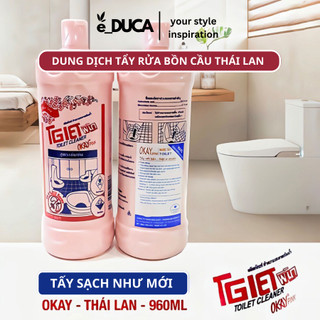 Nước tẩy rửa bồn cầu toilet okay pink thái lan 960ml