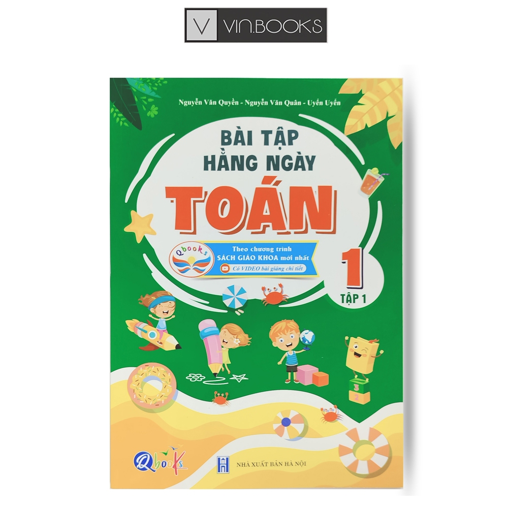 Sách - Bài Tập Hằng Ngày Toán Lớp 1 Cánh Diều - Combo 2 Tập