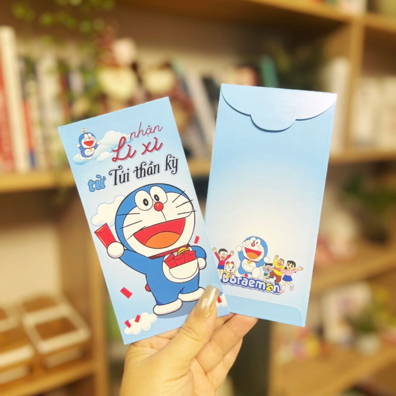 SET 50 BAO LÌ XÌ GẤU DÂU LOTSO DORAEMON