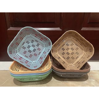 Rổ đựng rau trái cây vuông màu pastel