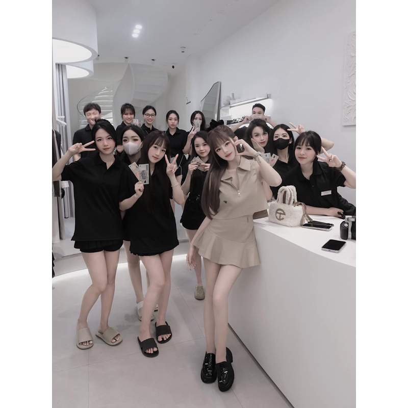 Set ong cổ bẻ khoá bạc mai phương bùi fulltagmac 2 tem