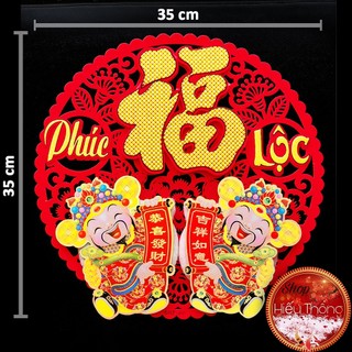 Decal trang trí tết