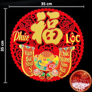 Decal trang trí tết