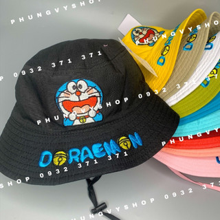 Bé Trên 4 Tuổi/Vđ 54cm_Mũ bucket tai bèo vành dễ thương gái trẻ em phungvyshop-nón BO bé trung DORA HA MIENG