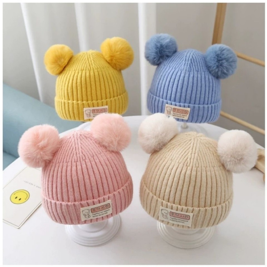 Mũ len cho bé, Mũ len bé trai bé gái dày ấm  Nami Kids