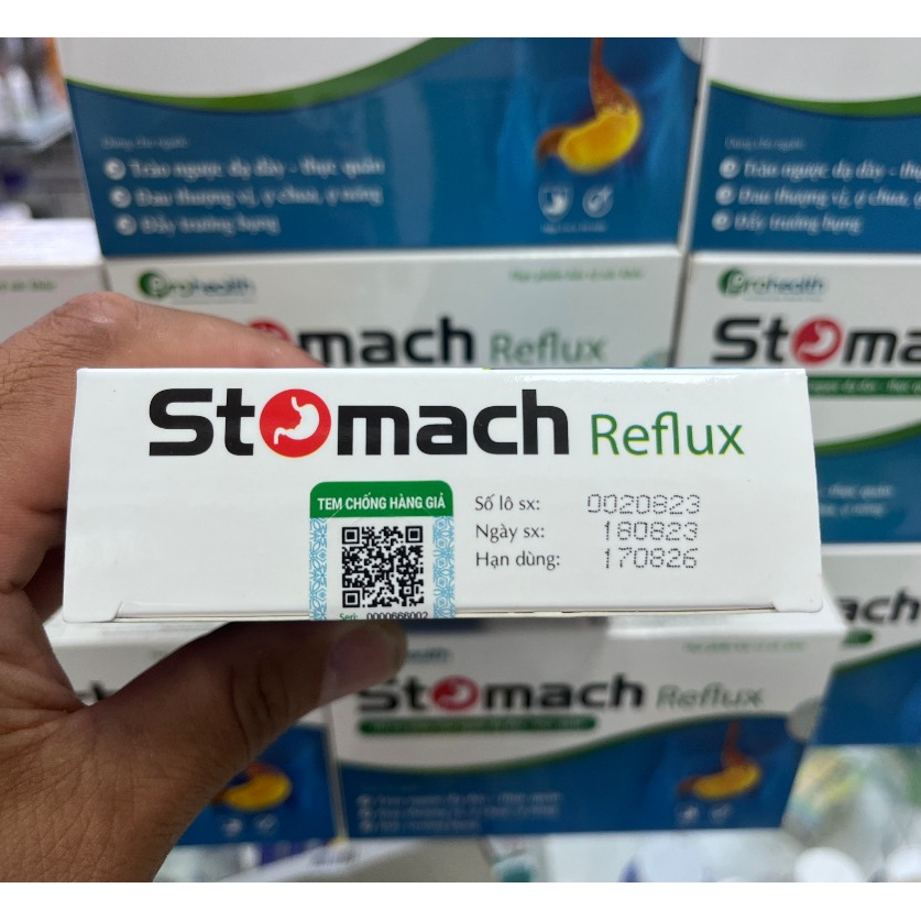 Viên uống STOMACH REFLUX - Giảm trào ngược dạ dày, thực quản, đau thượng vị
