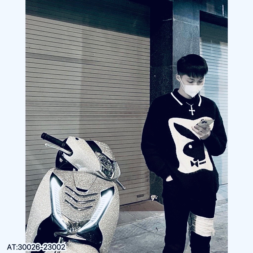 Áo Len Amiri Len Áo Sweter Dày Dặn Dáng Rộng Nam Nữ Siêu Cấp